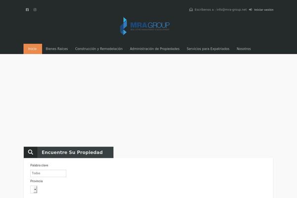Site using Easy-real-estate plugin