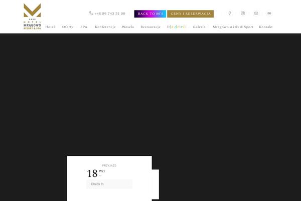 HotelBooking theme site design template sample