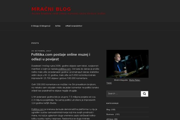 Site using WP to Twitter plugin