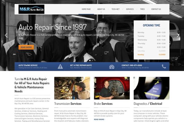 CarPress theme site design template sample
