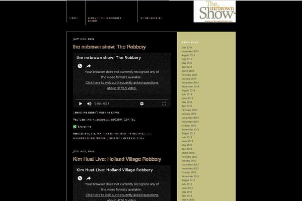 Site using FLV Embed plugin