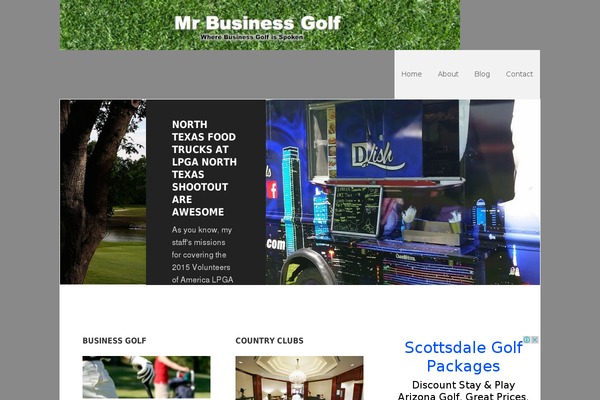 Enterprise Pro theme site design template sample