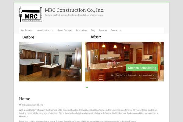 Accelerate theme site design template sample