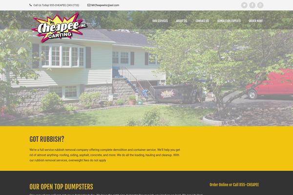 Konstruct theme site design template sample