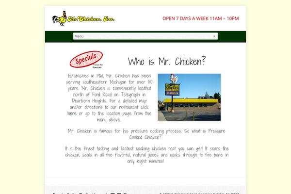 Risen theme site design template sample