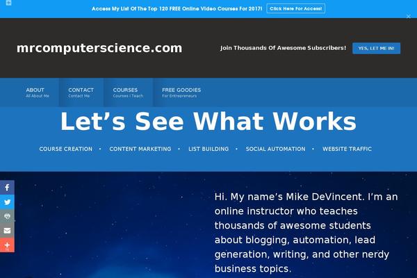 Site using Simple Social Icons plugin
