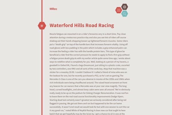 Hexa theme site design template sample