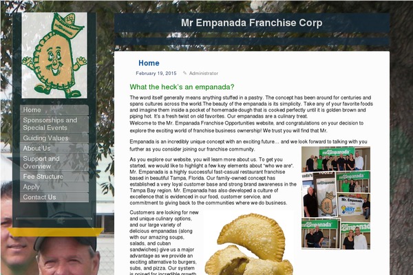 mrempanadafranchisecorp.com site used OnTheSide