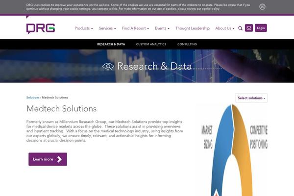 Clarivate theme site design template sample