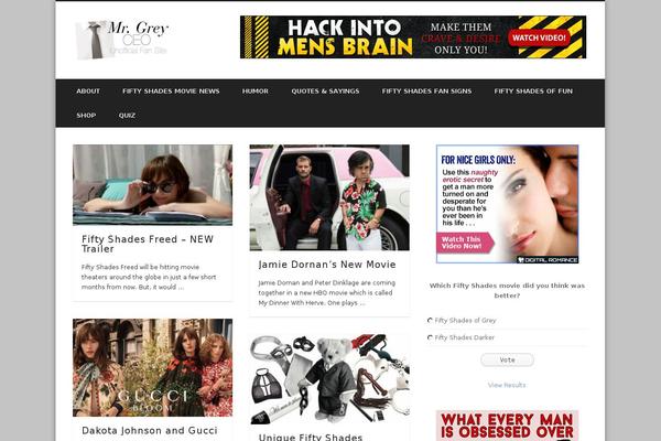 Pinboard theme site design template sample