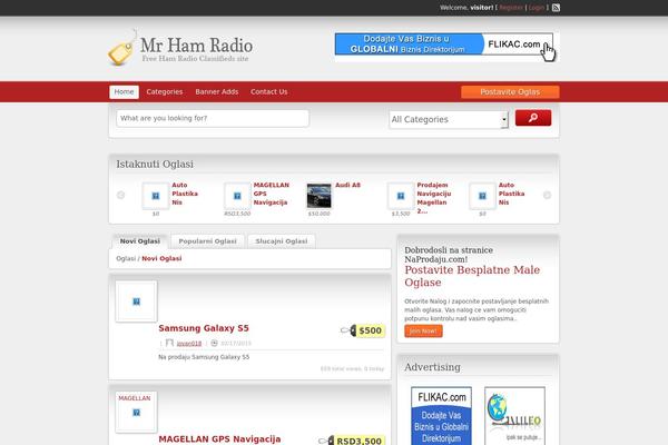ClassiPress theme site design template sample
