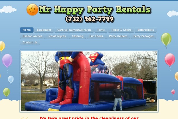 Happy Kids theme site design template sample