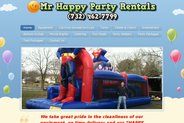 Happy Kids theme site design template sample