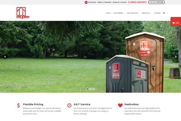 Site using Woopack plugin