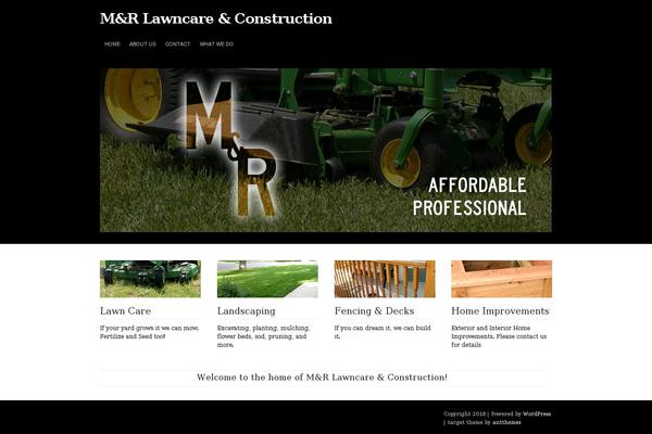 Target theme site design template sample