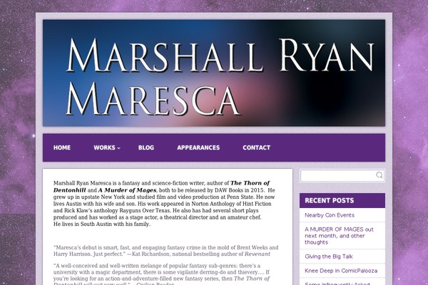 Purple Modena theme site design template sample