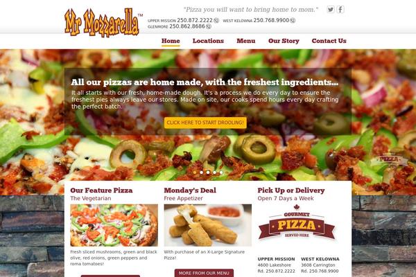 mrmozzarellapizza.com site used Wireframe_v1