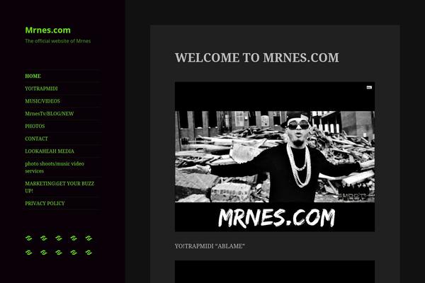 Twenty Fifteen theme site design template sample