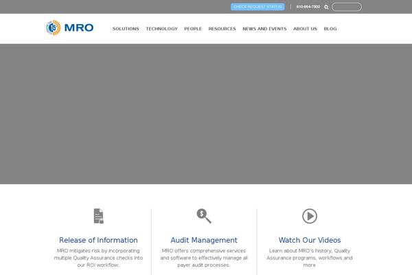 mrocorp.com site used Divi-child-v2