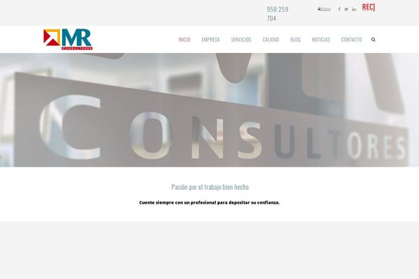 Vigor theme site design template sample