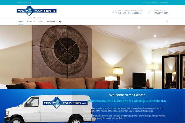 Construction theme site design template sample