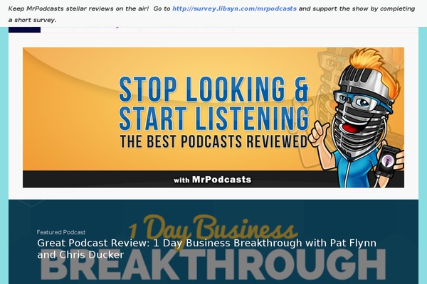 Podcastpro theme site design template sample