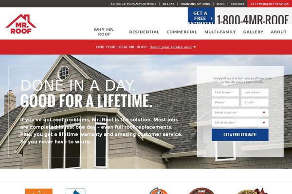 mrroof.com site used Aperio-child