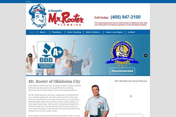 Modernize theme site design template sample