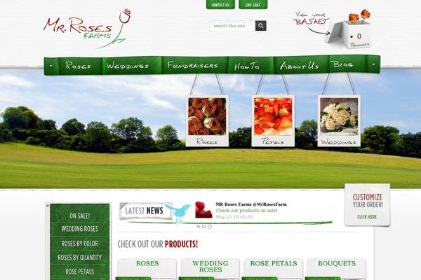 eStore theme site design template sample