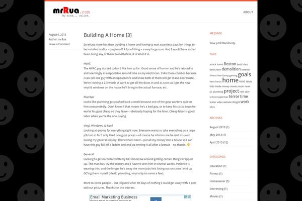 Surface theme site design template sample