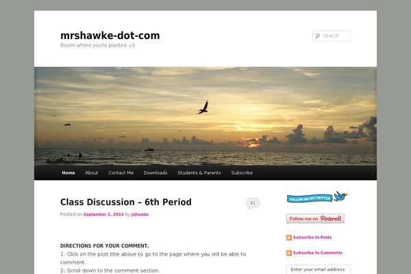 Site using Follow plugin