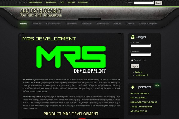 mrstools.com site used Catalyst