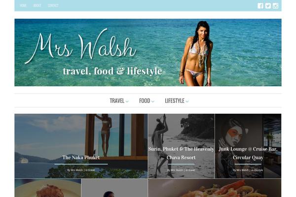 Mokka theme site design template sample