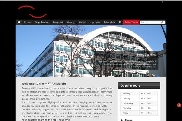 Thempera Child theme site design template sample