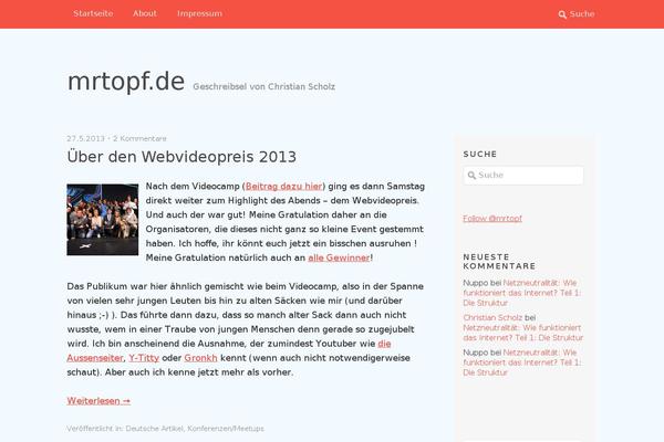mrtopf.de site used Mrtopf