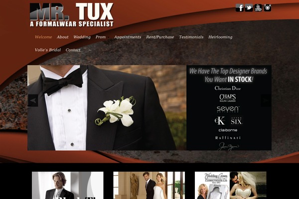 iRibbon theme site design template sample