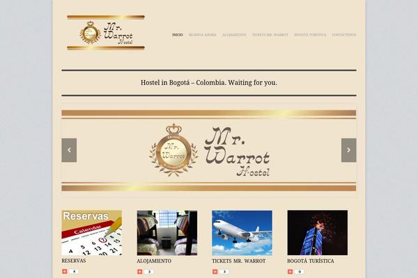 Adapt theme site design template sample