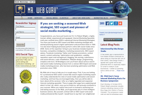 Site using Mai-theme-engine plugin