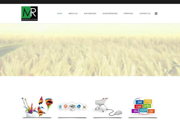 Subway theme site design template sample