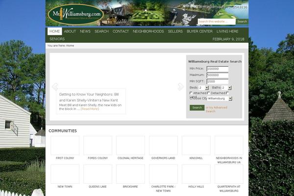 mrwilliamsburg.com site used AgentPress