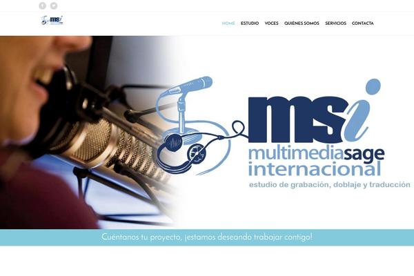 Ares theme site design template sample