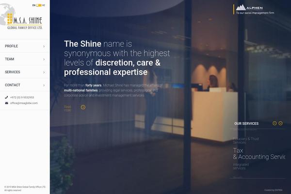 Msa theme site design template sample