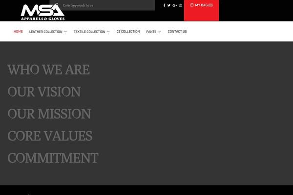 Site using Lionthemes-helper plugin