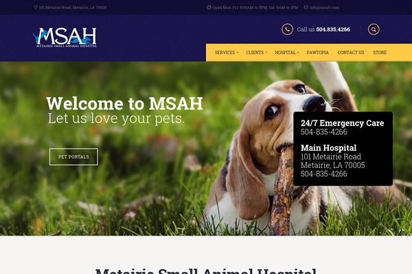 Pets theme site design template sample