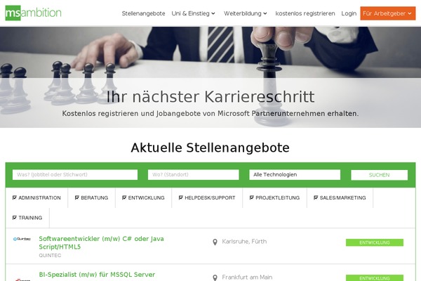 Jobify theme site design template sample