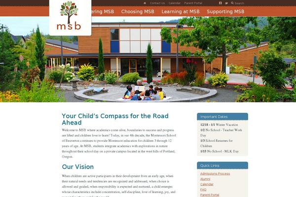 msb.org site used Msbtheme