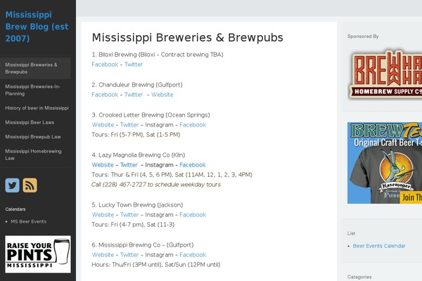 Hudson theme site design template sample