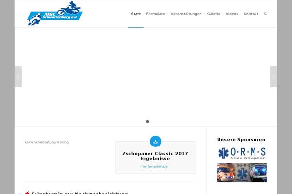 Site using Event List plugin