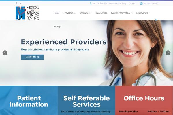 Wp_medico theme site design template sample
