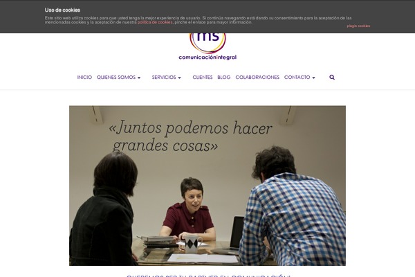 Infinite theme site design template sample